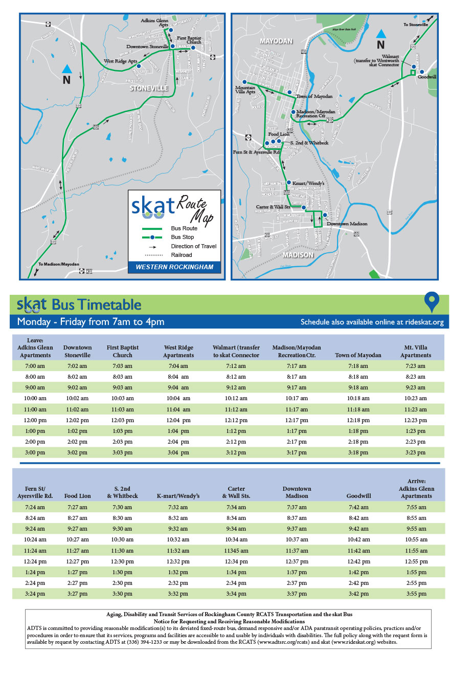 Western Rockingham Map and Schedule